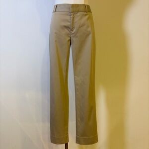 Banana Republic Hampton Pant Chino Beige Size 2 NEW